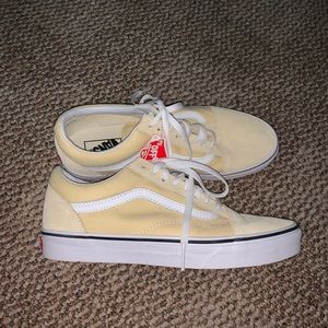 Vans Old Skool Yellow Suede Shoes